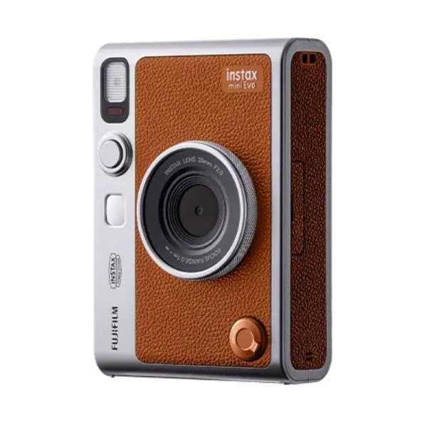 Fujifilm Instax Mini EVO Instant Camera - Bonus Film - Tan