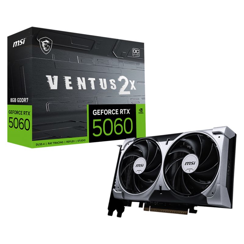 MSI GeForce RTX 5060 VENTUS 2X OC 8GB GDDR7