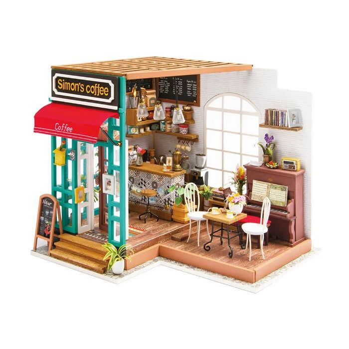 Robotime DIY Mini House Simon's Coffee