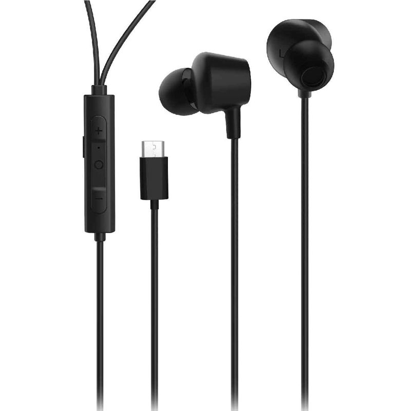 Laser Active Noise Cancelling In-Ear Earphones (Black)